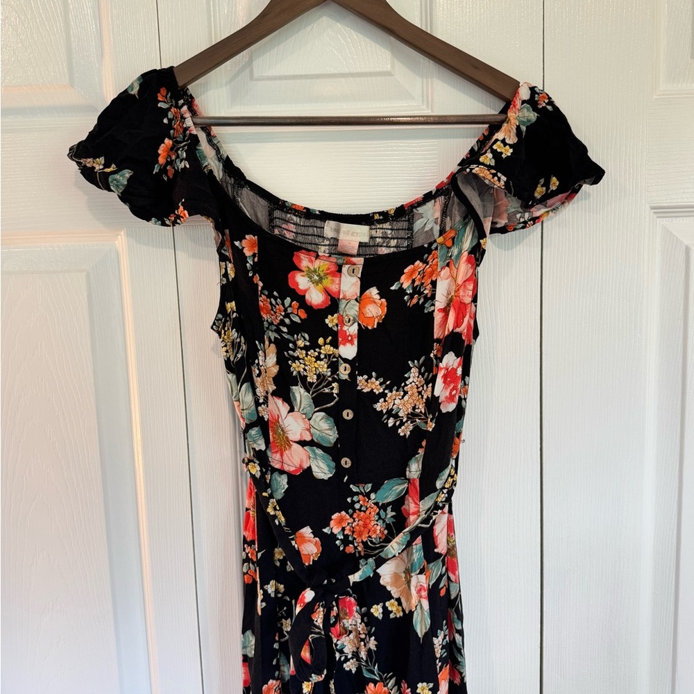 Floral Off-Shoulder Dress